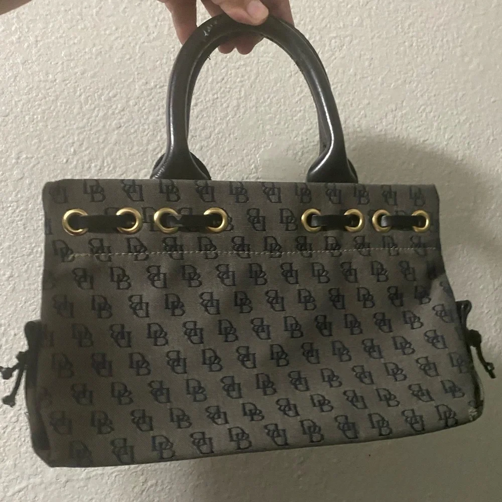 Dooney & Bourke Signature Tassel Mini Satchel Bag Vintage Y2K